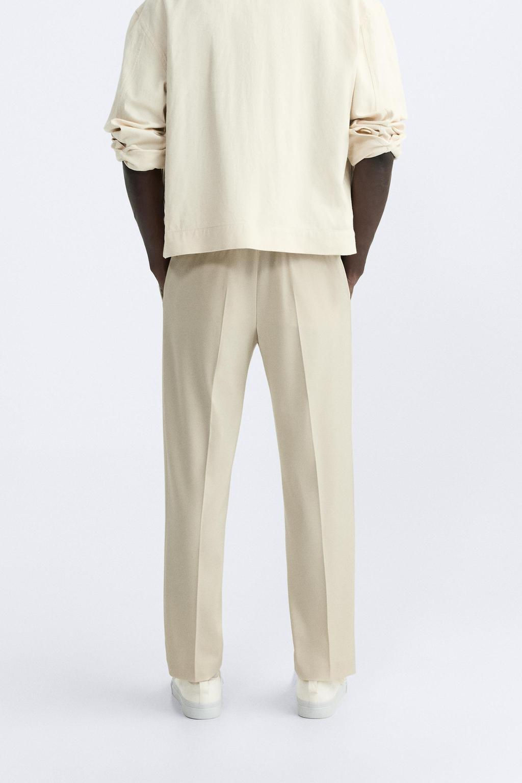 ZARA COMFORT FIT JOGGER BEL PANTOLON  фото 48