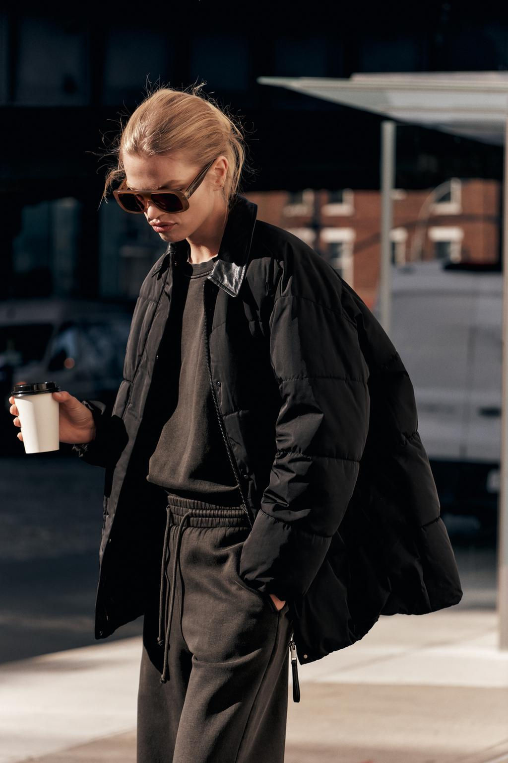 FADED WIDE-LEG TROUSERS - Zara фото 10