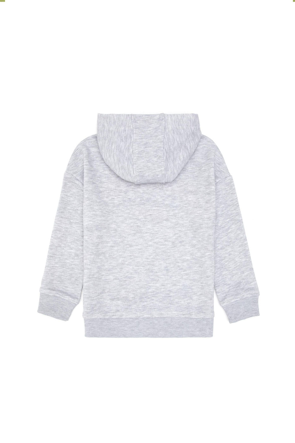 Erkek _ocuk A__k Gri Melanj Sweatshirt Sepette S_rpriz _ndirim - U.s. polo assn фото 2