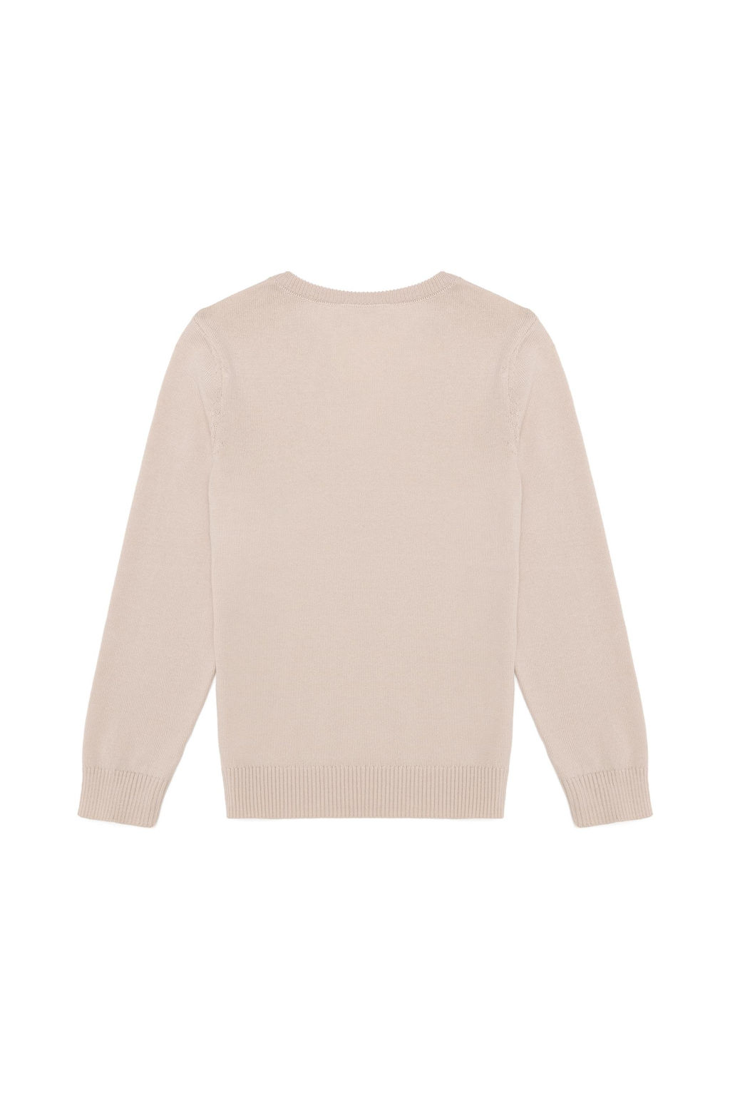 K_z _ocuk Krem Basic V Yaka Kazak - U.s. polo assn фото 5