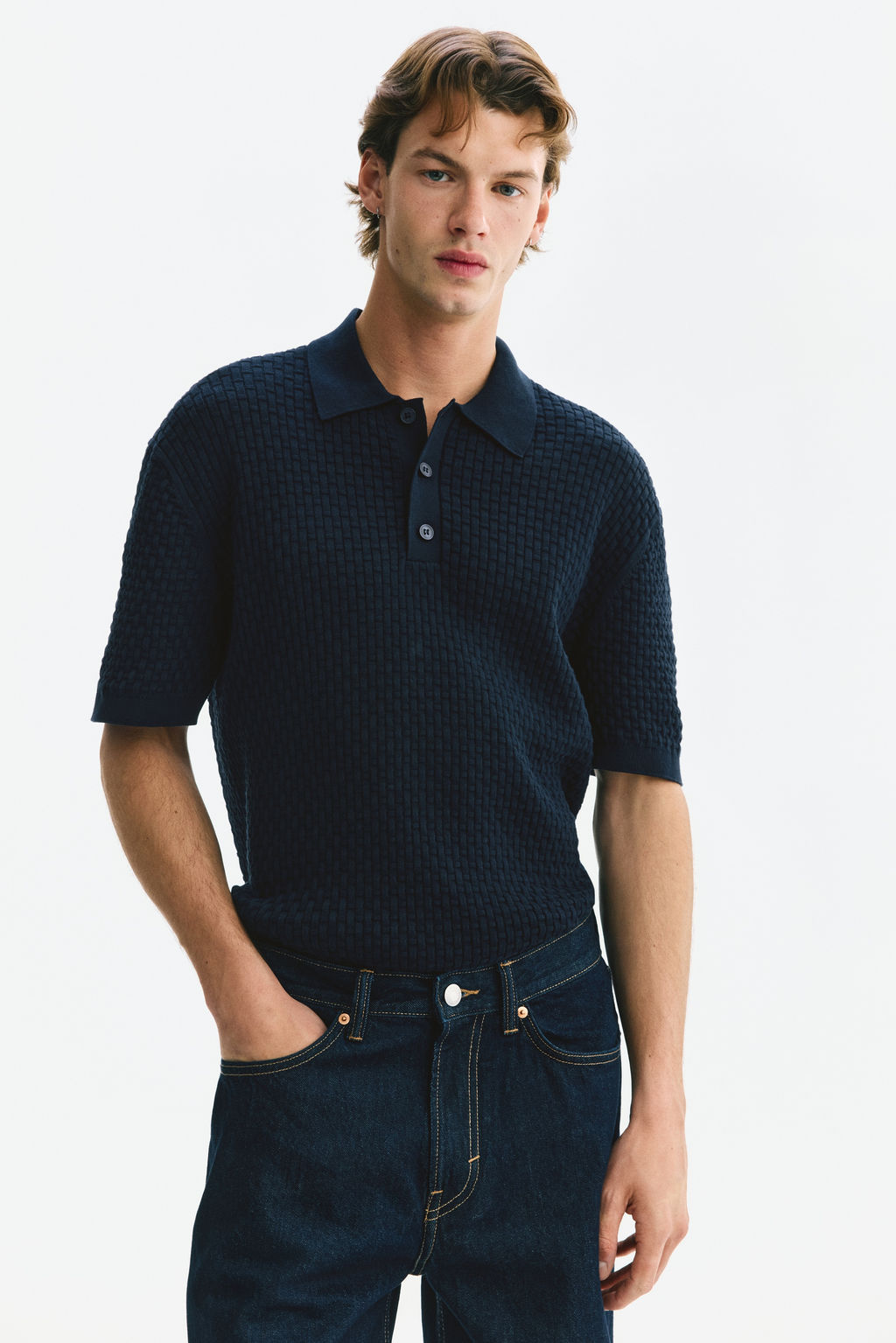 Polo en punto de algod?n Regular Fit - H&m фото 4