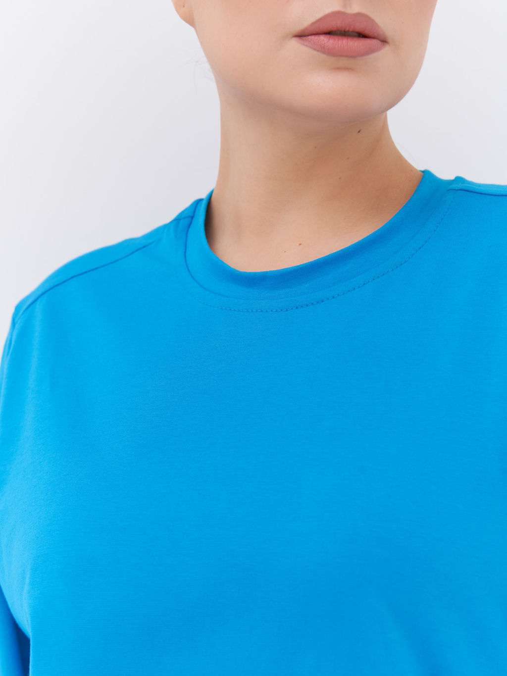 Футболка из хлопка FU21502BLU14 - Артесса фото 4