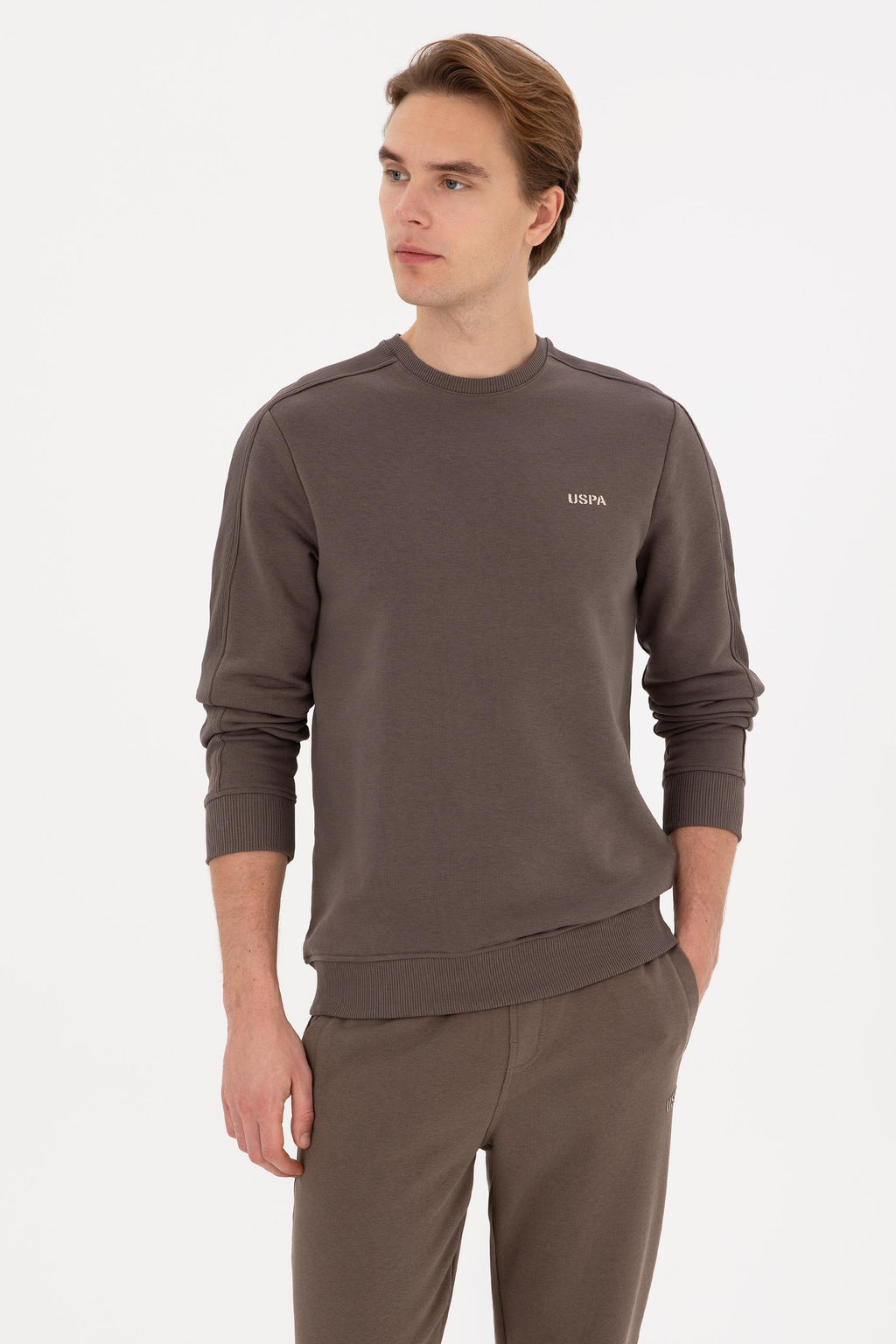Erkek Vizon Sweatshirt Sepette S_rpriz _ndirim - U.s. polo assn фото 8