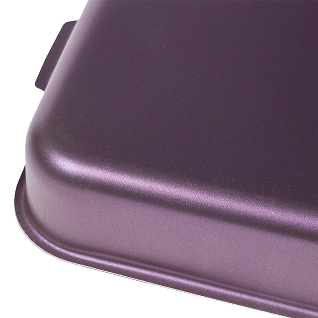 Violet Противень с антипригарным покрытием 19х25х5,7см, s0,9мм, металлическая крышка (Россия) - Домашняя мода фото 8