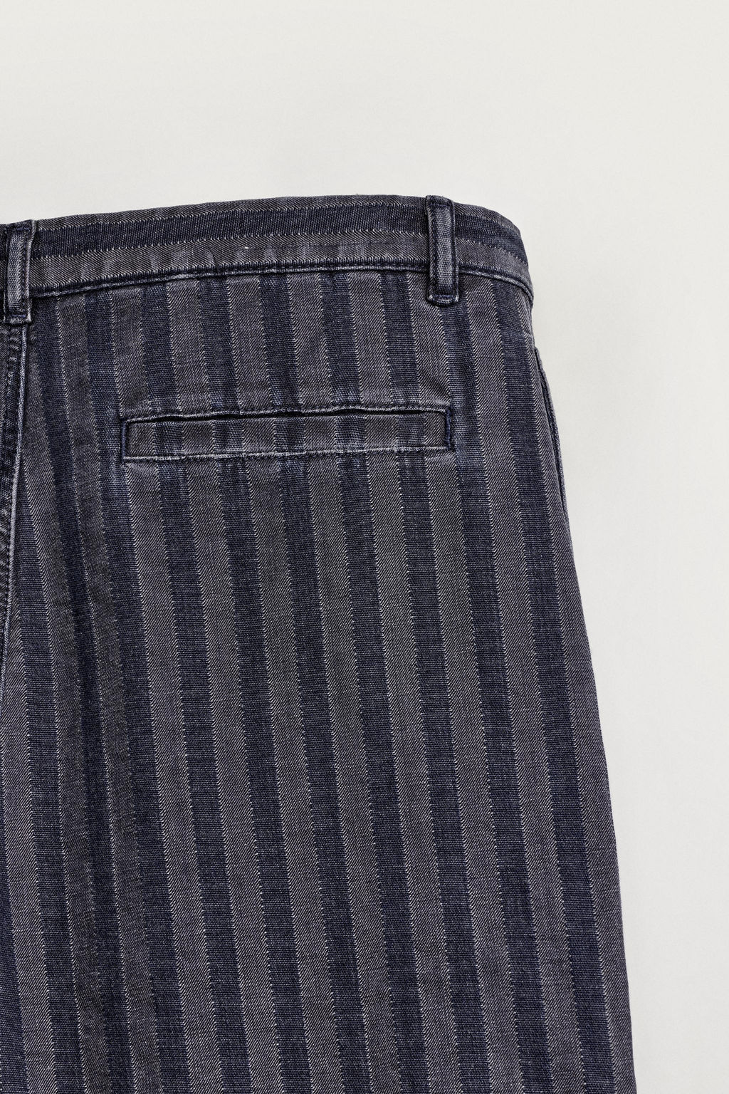 PANTAL?N CHINO RELAXED FIT RAYAS / Azul - Zara фото 10