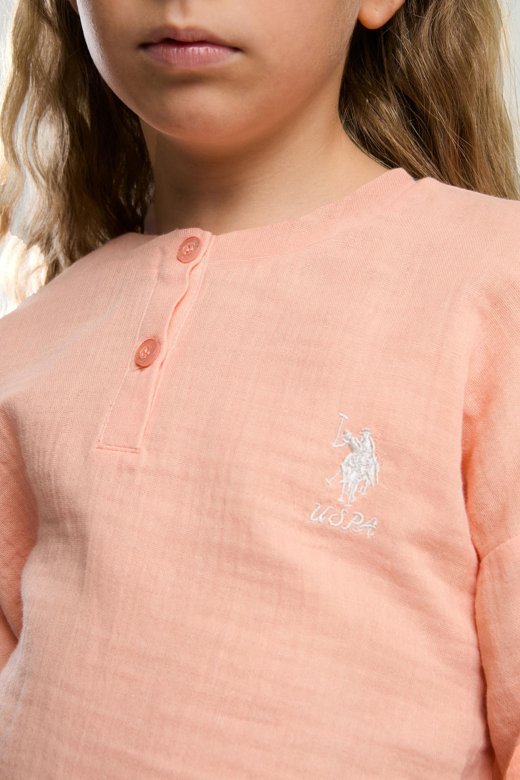 K_z _ocuk Somon Pijama Tak_m_ Sepette S_rpriz _ndirim - U.s. polo assn фото 4