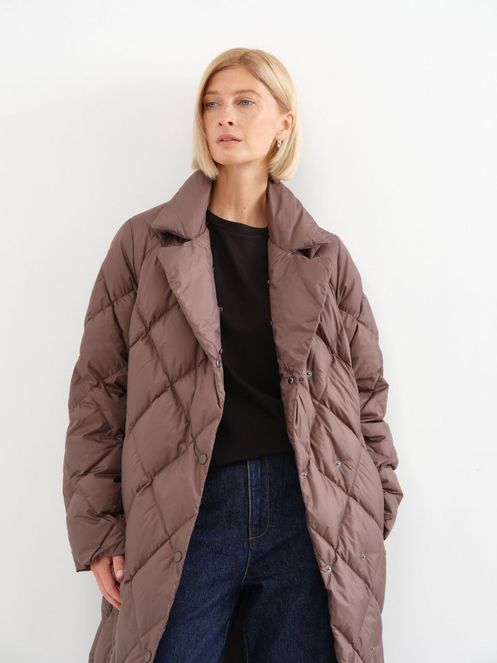Conso/WDLF 230541 - cappuccino Пуховое пальто  фото 6