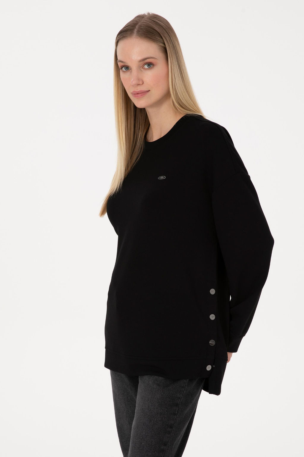 Kad_n Siyah Sweatshirt - U.s. polo assn фото 3
