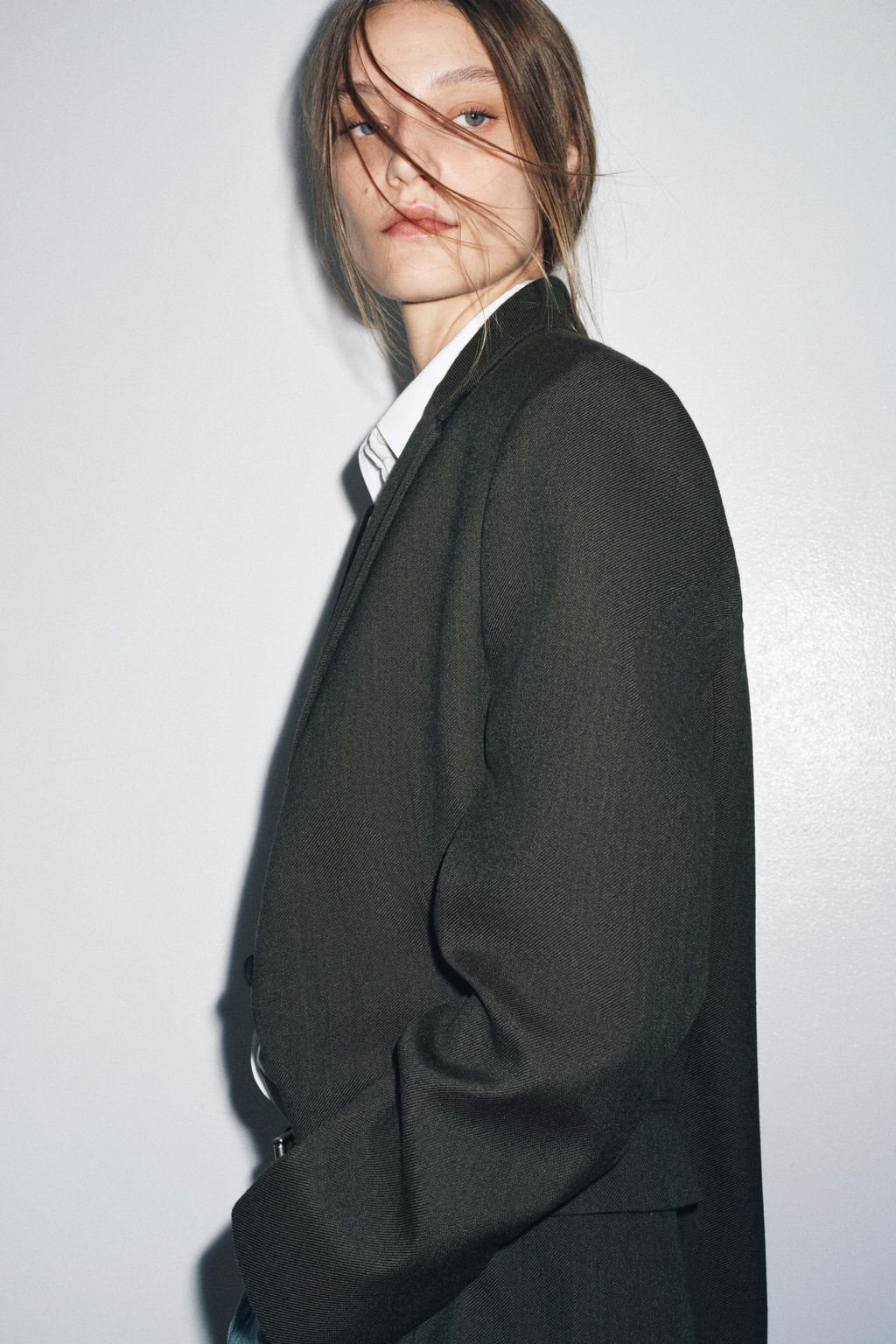 OVERSIZED WOOL BLAZER ZW COLLECTION - Zara фото 15