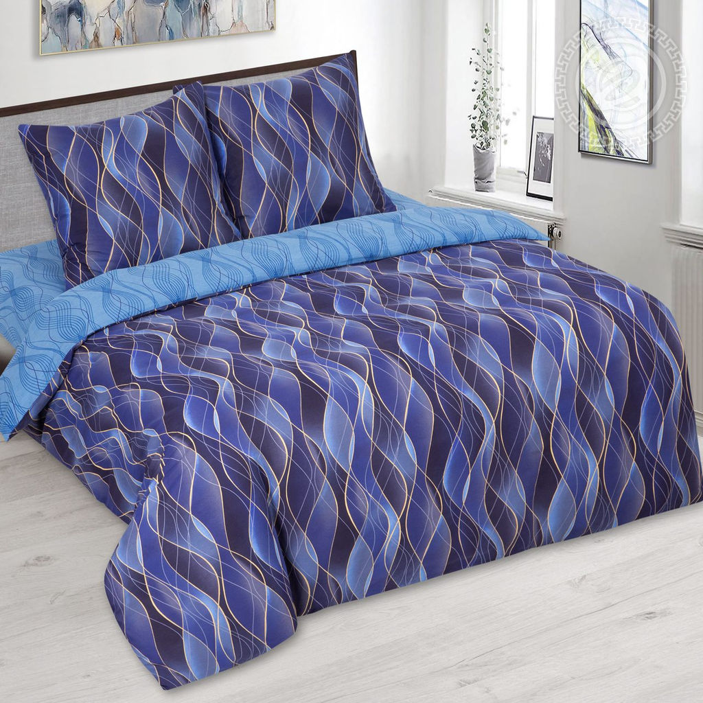 Постельное бельё Родос (бязь премиум) 2 сп. с Евро/Пододеяльник: 1 шт. - 215*175; Простыня: 1 шт. - 215*240; Наволочка: 2 шт. - 70*70; Премиум