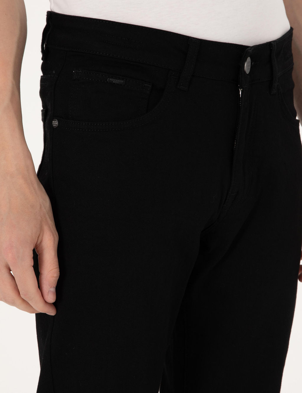 Siyah Slim Fit Jean Pantolon - Pierre cardin фото 5