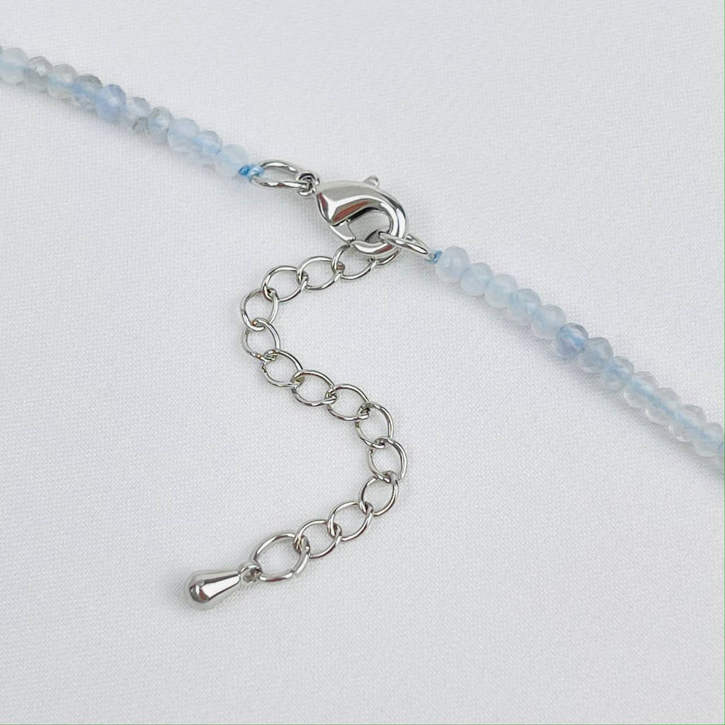 Колье из Голубого гата 42 см +