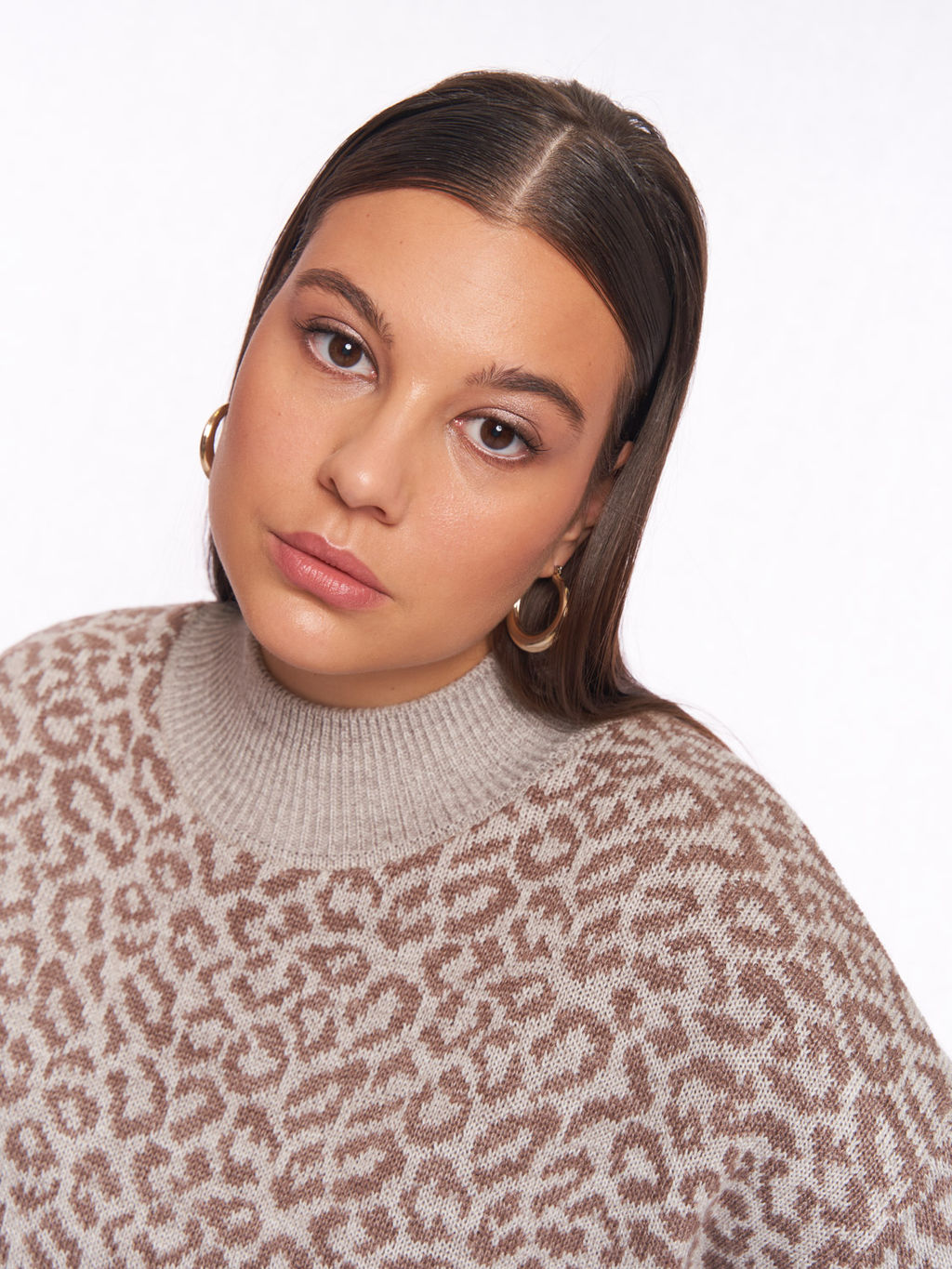 Вязаное леопардовое платье PP91066LEO18 - Артесса фото 7