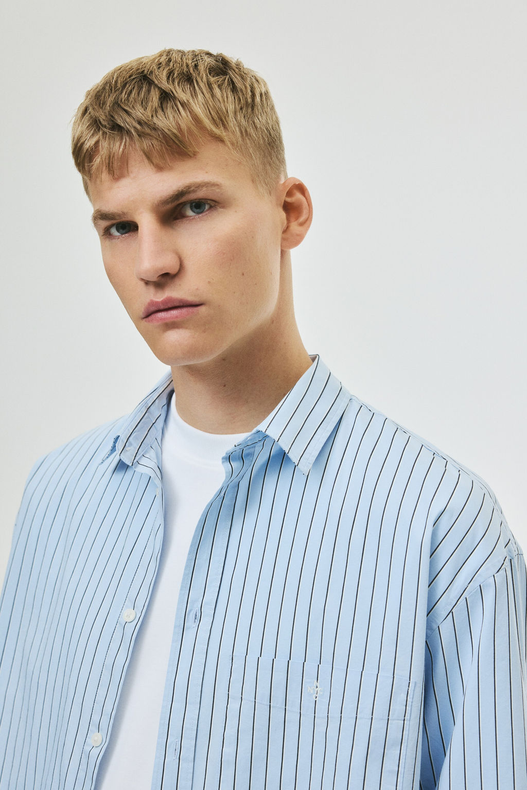 Camisa de popelina Loose Fit - H&m фото 8