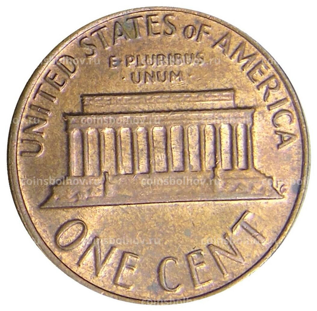 Монета 1 цент 1977 года D США