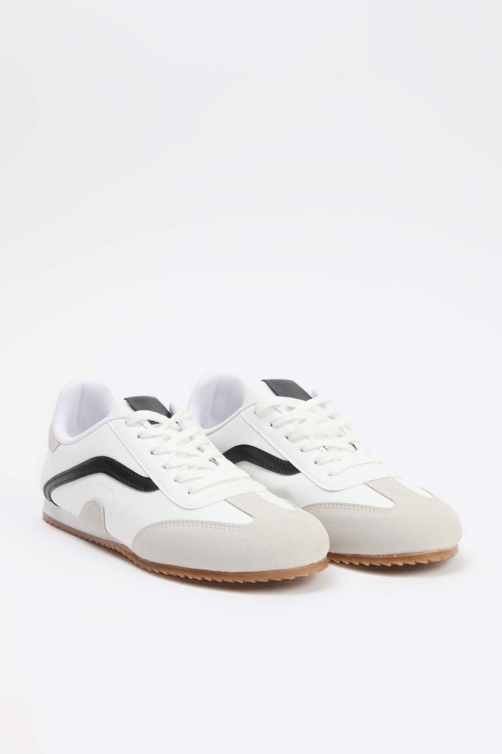 Beyaz Renk Bloklu Kad?n Sneaker TAKSS26SN00001