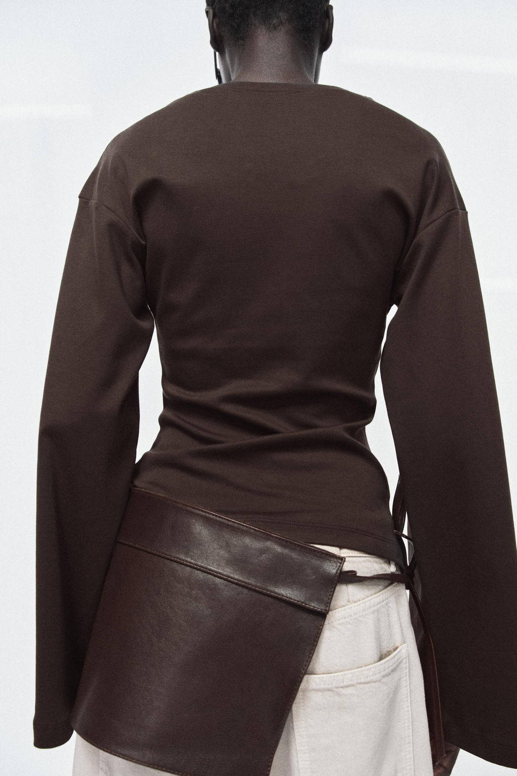 100% LEATHER SKIRT BELT - Zara фото 3