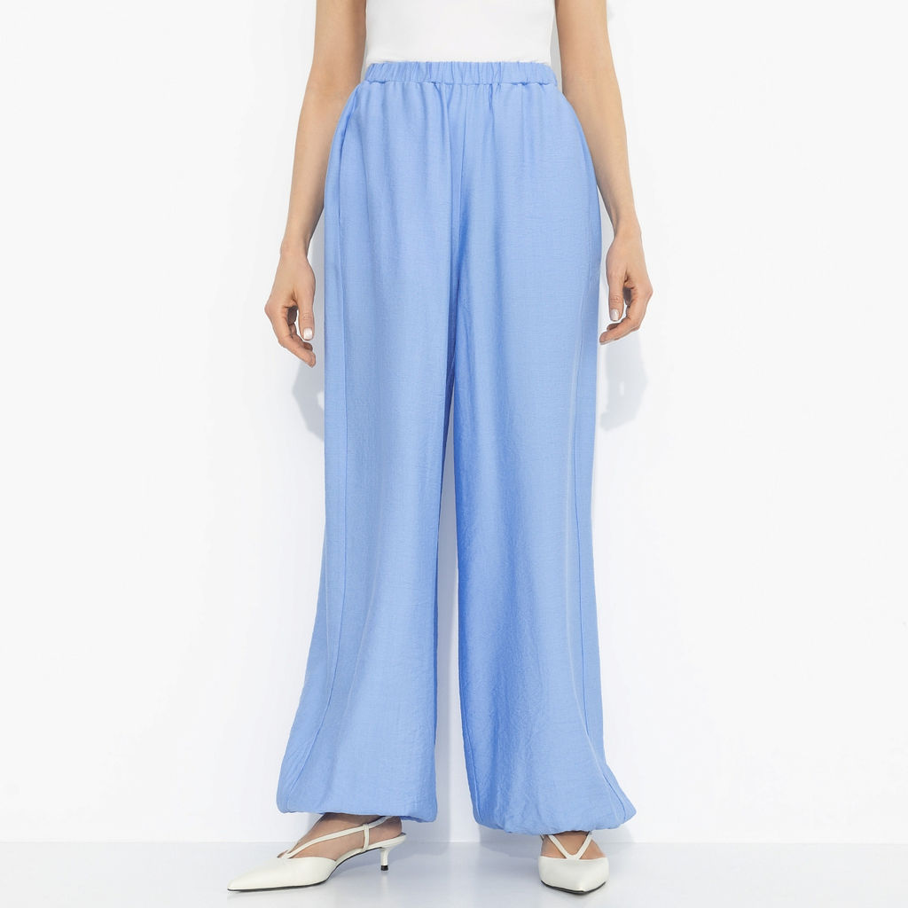 Брюки‑алладины, Стой, смотри (голубой рассветный) - Charutti фото 4