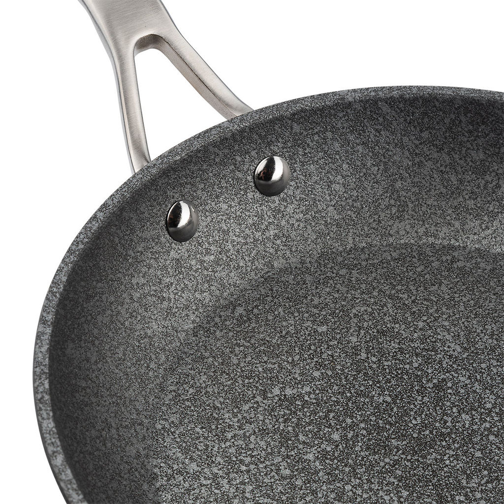 51377 GIPFEL Сковорода PROFILE PREMIUM 26*5,0 см из кованого алюминия с премиальным царапиноустойчивым 3-cлойным антипригарным покрытием Teflon Profile, с ручкой из нержавеющей стали, с индукционным д  фото 6