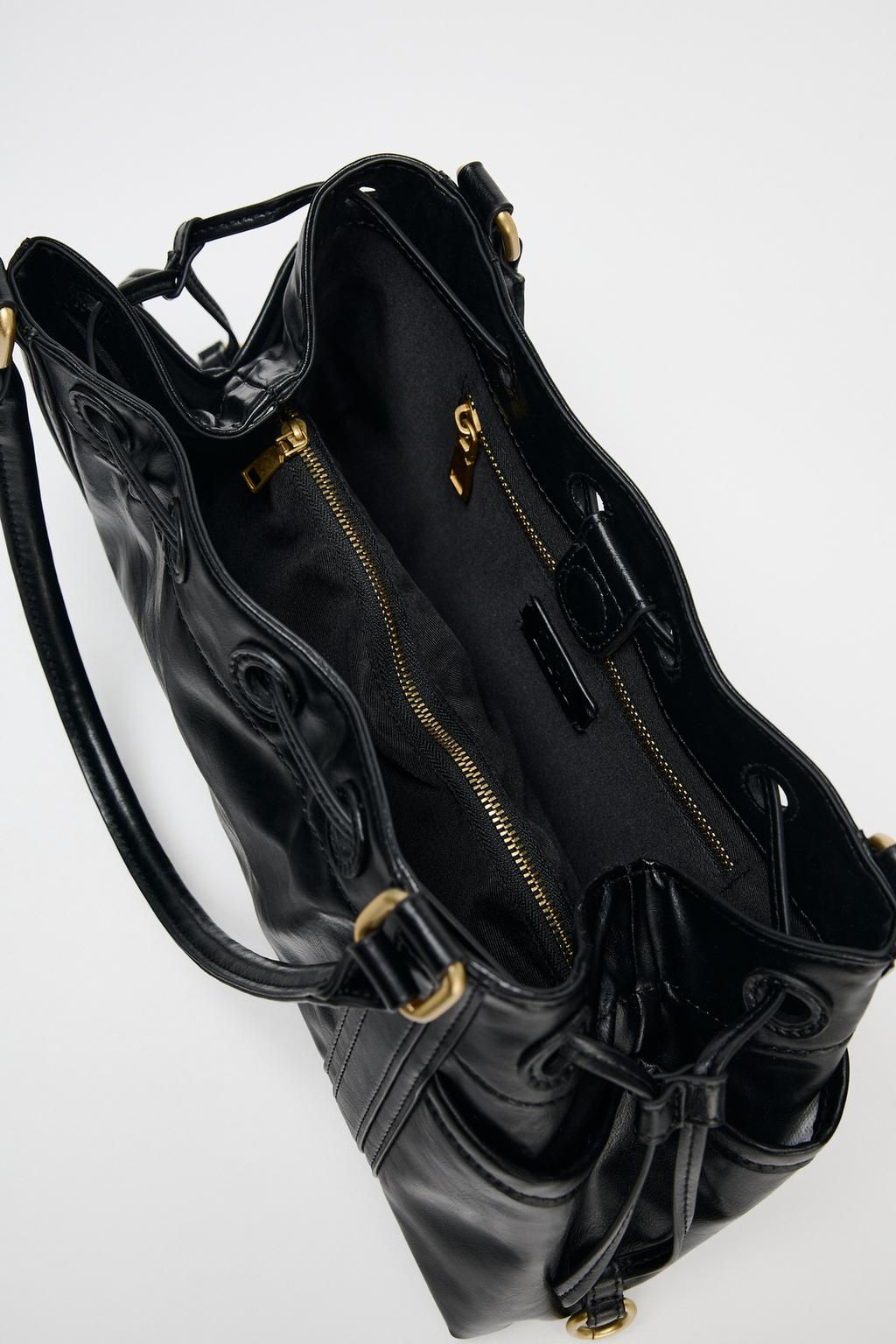 GATHERED DETAIL SHOULDER BAG - Zara фото 6