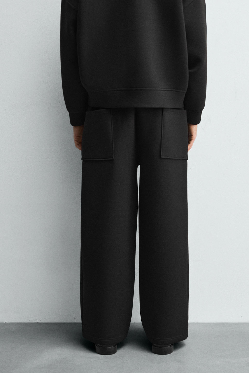 PANTAL?N JOGGER T?CNICO WIDE FIT / Negro - Zara фото 12