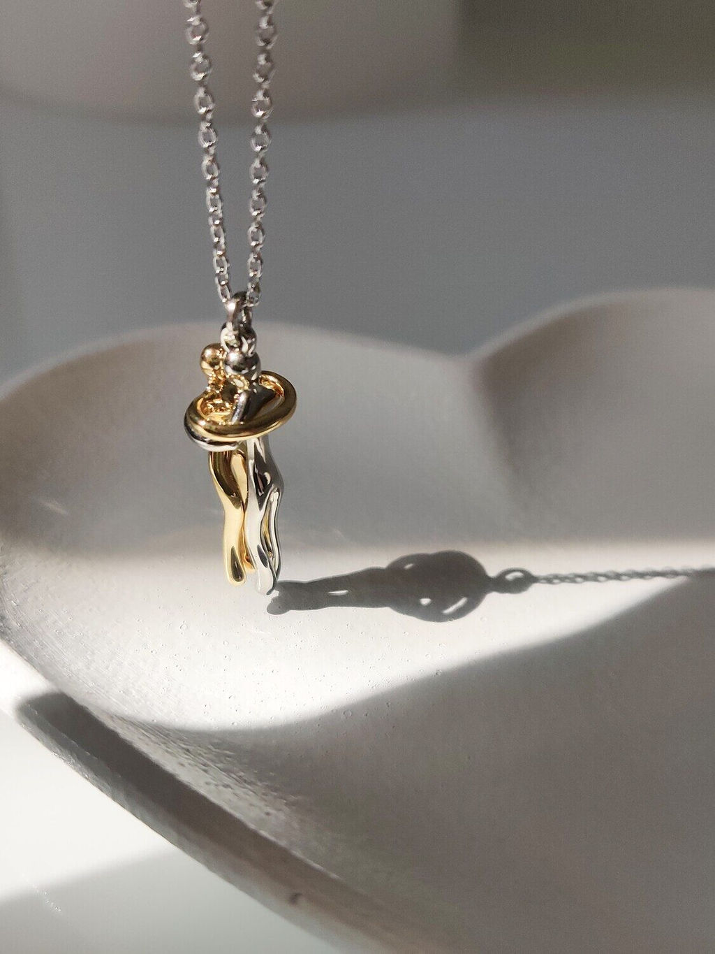 Кулон на цепочке Парочка