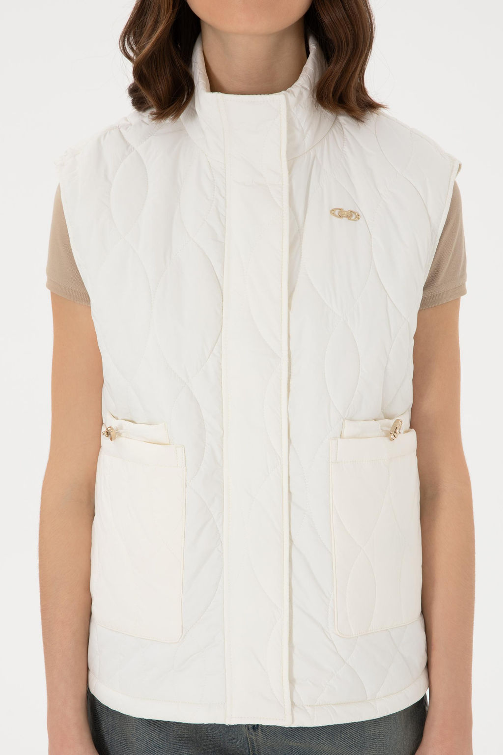 Kad_n Krem Yelek Sepette S_rpriz _ndirim - U.s. polo assn фото 6