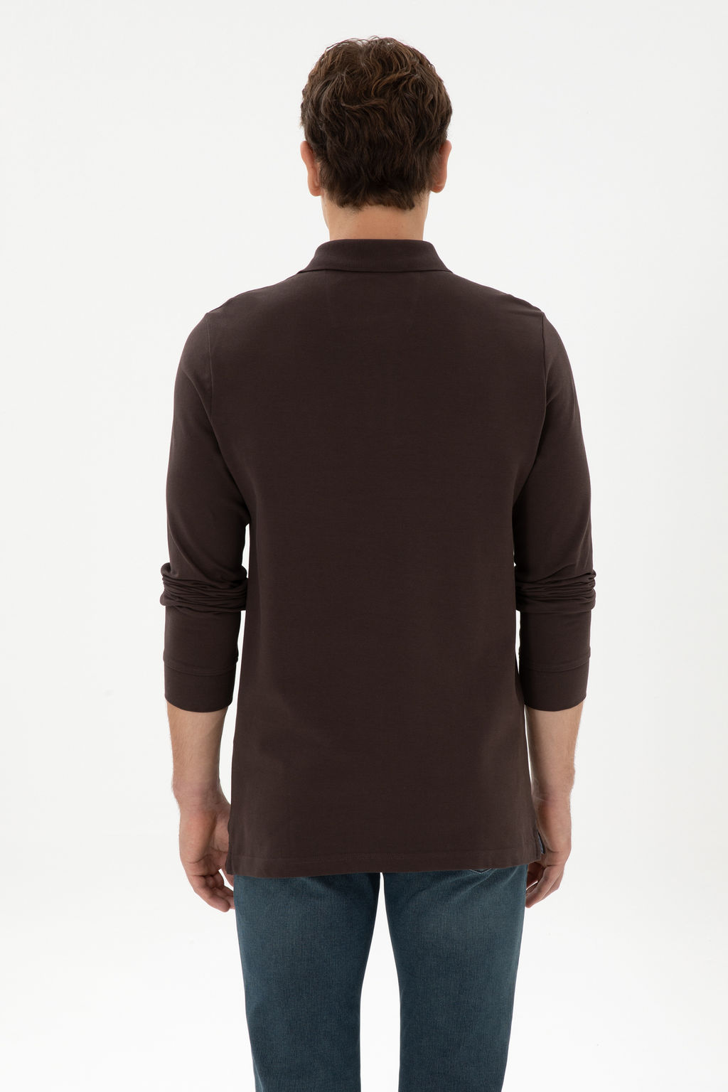 Erkek Koyu Kahverengi Basic Sweatshirt - U.s. polo assn фото 19