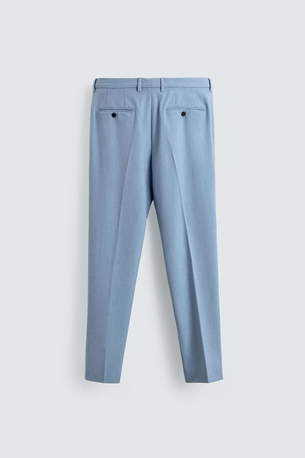 PANTAL?N TRAJE CONFORT ESTRUCTURA / Celeste - Zara фото 6