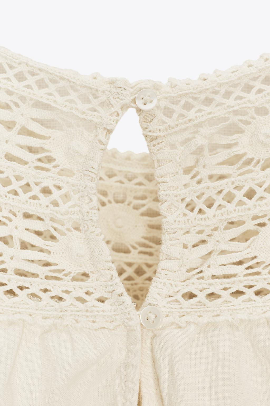 ZW COLLECTION EMBROIDERED SHORT DRESS - Zara фото 7