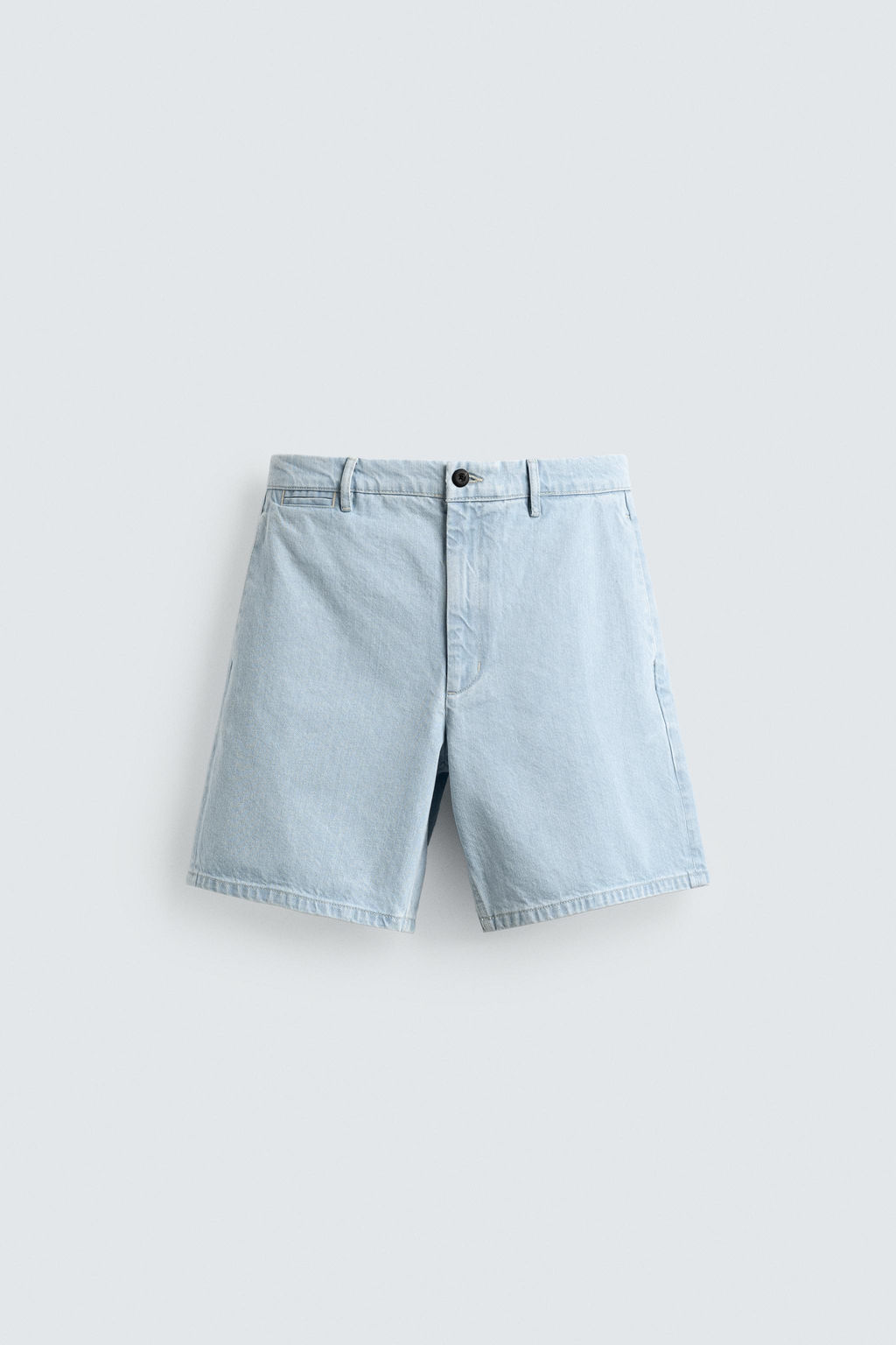 BERMUDA CHINO DENIM / Azul claro