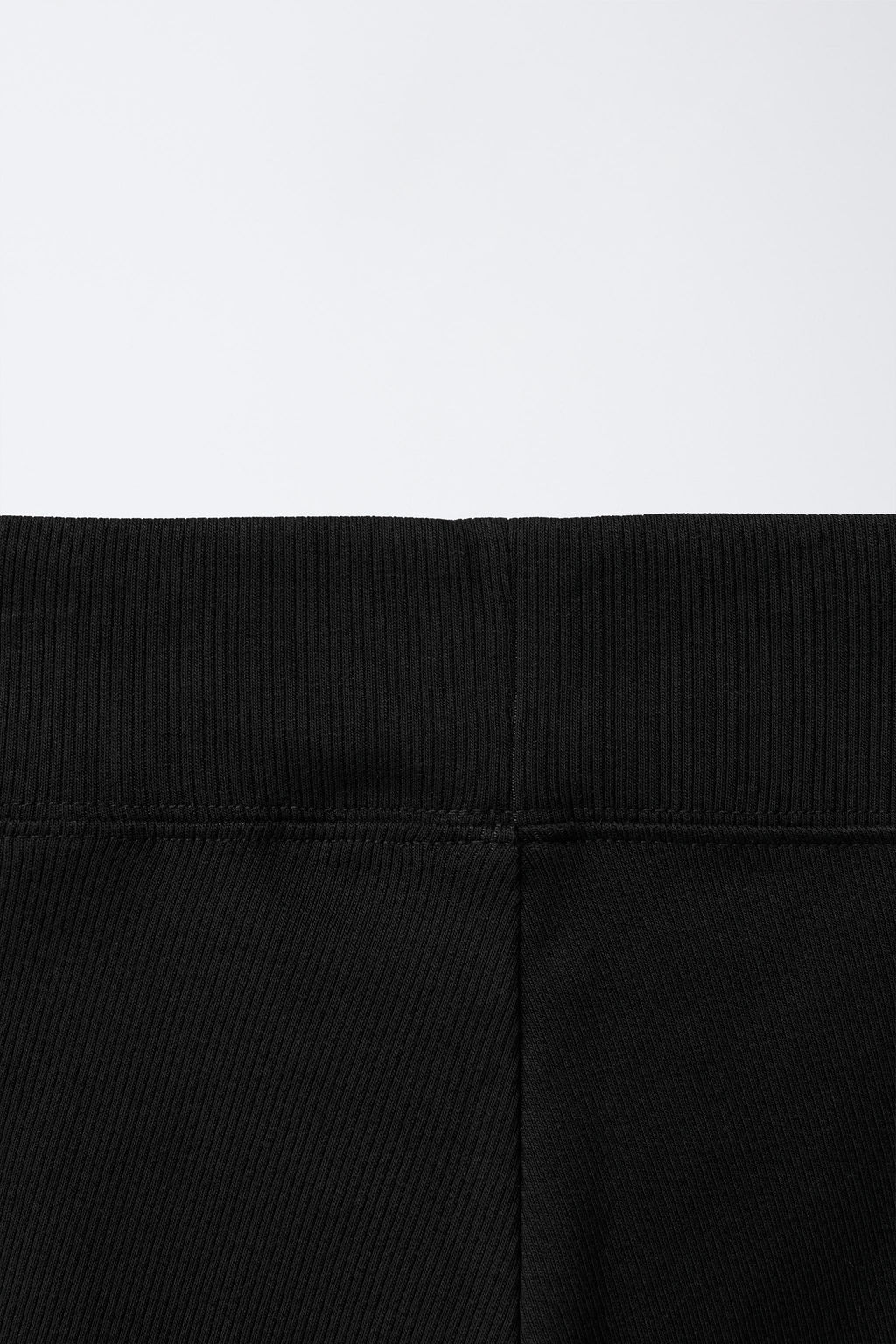 LEGGING CORTO RIB / Negro - Zara фото 4