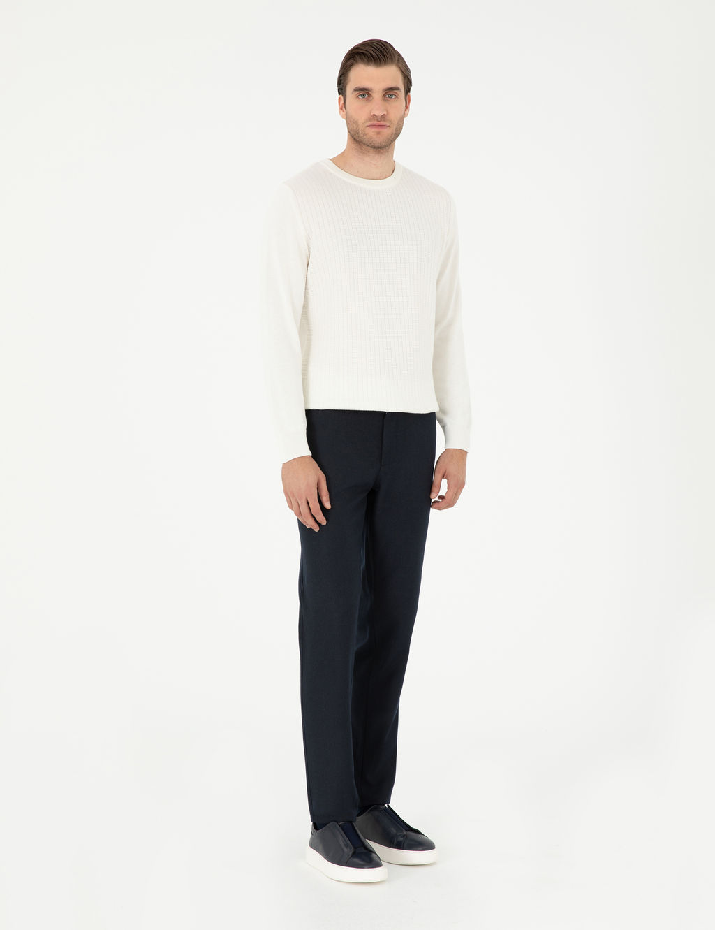 Lacivert Ex. Slim Fit Kuma_ Pantolon