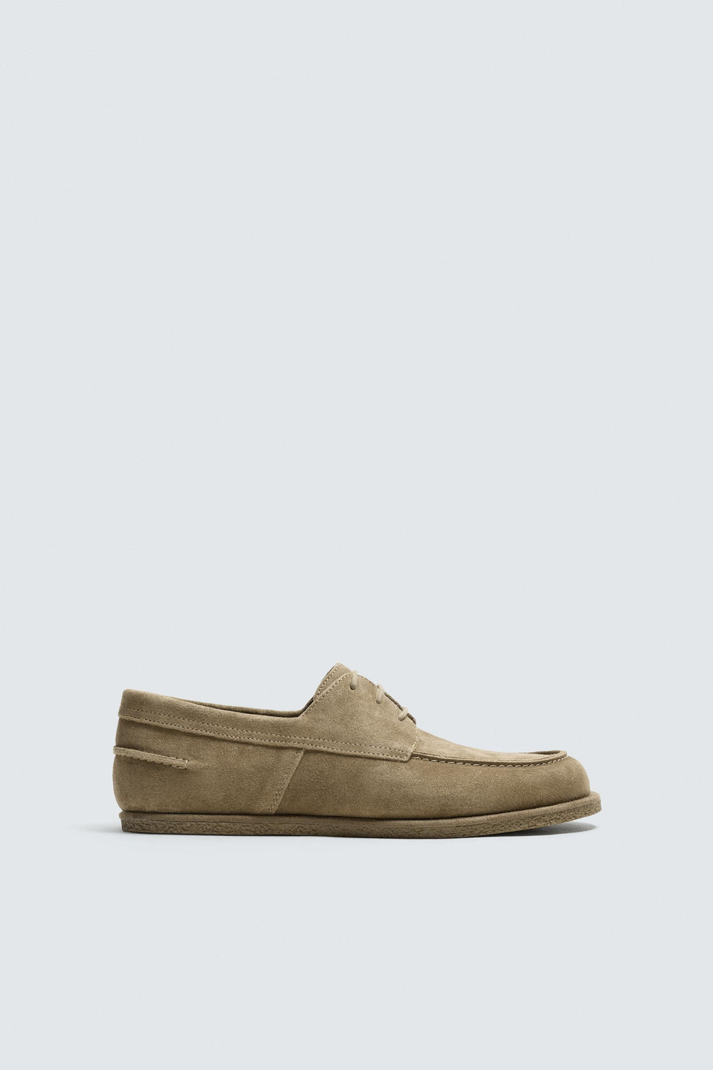 CASUAL LEATHER DECK SHOES - Zara фото 4
