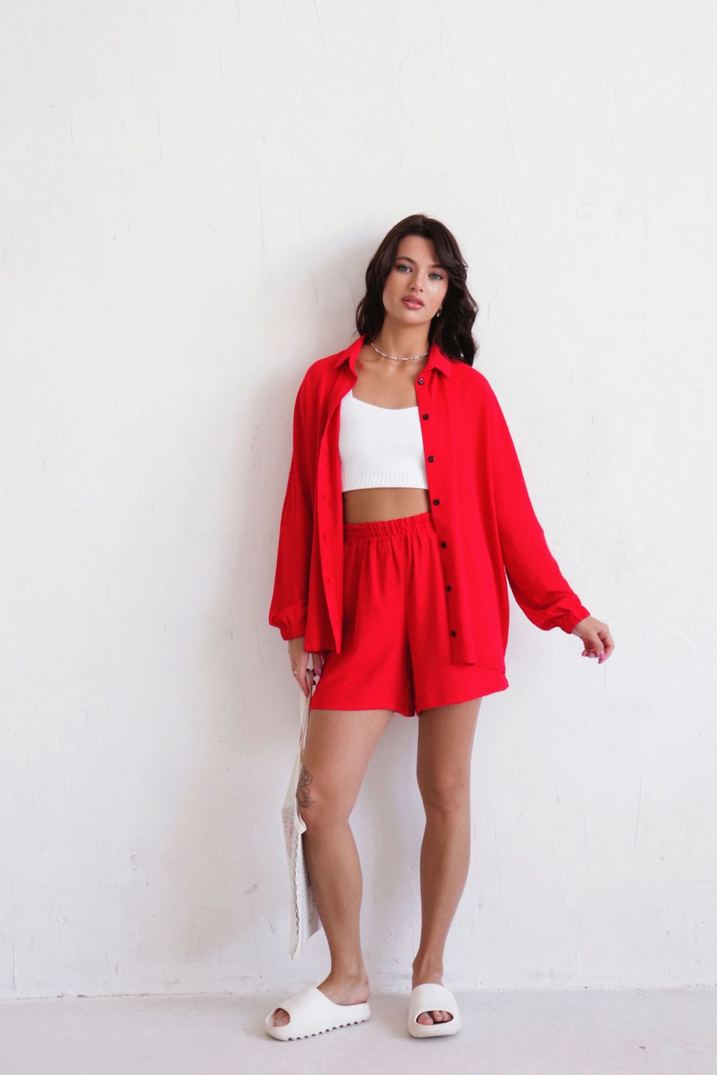 Martichelli Шорты летние красные  фото 2