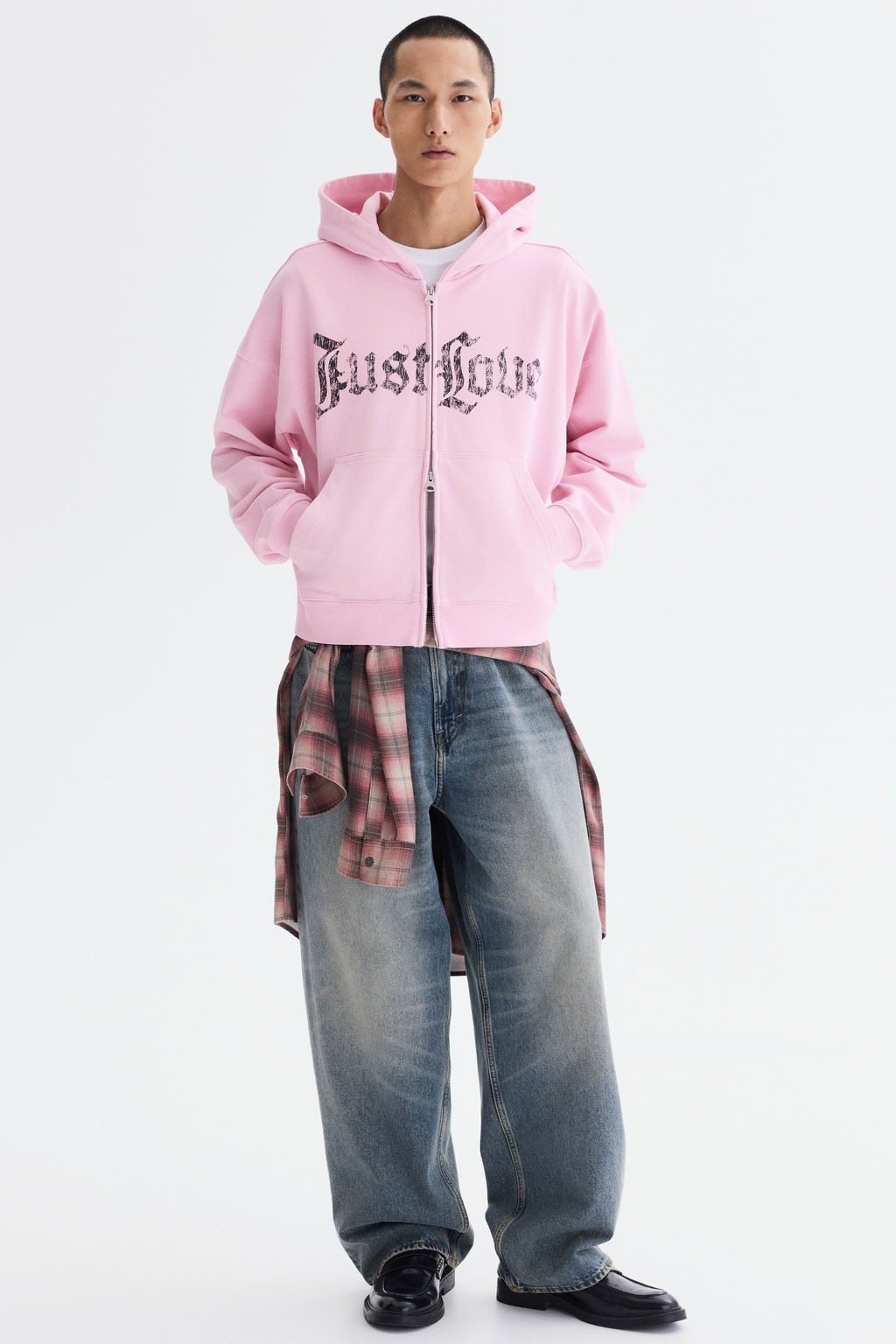 Chaqueta sudadera con cremallera Oversized Fit - H&m фото 3