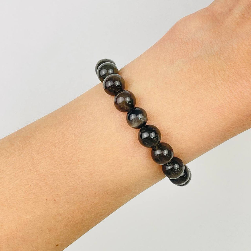 Браслет из Кошачего глаза 17,5 см