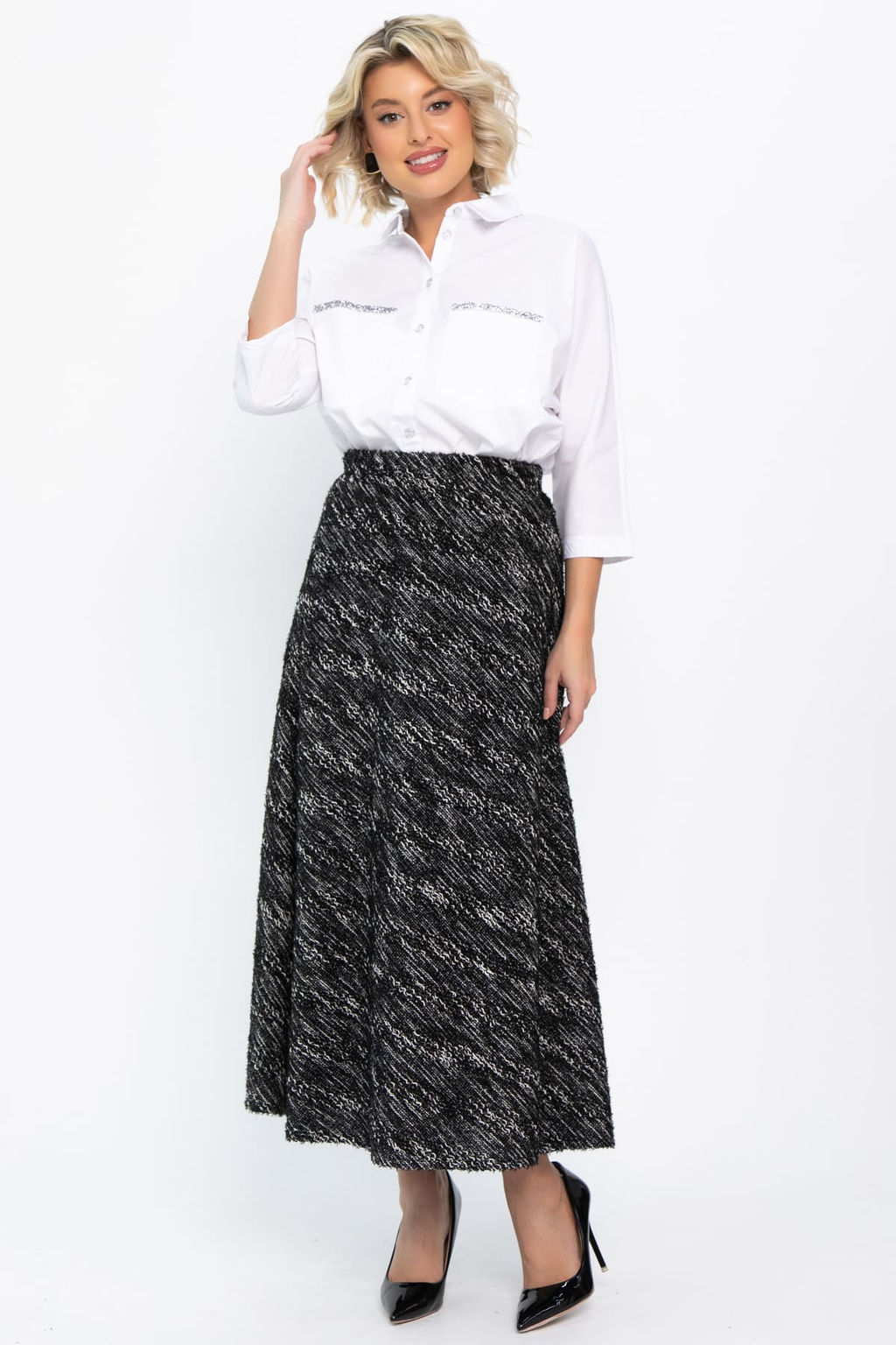 Юбка Рига (черная) Ю14771-10М