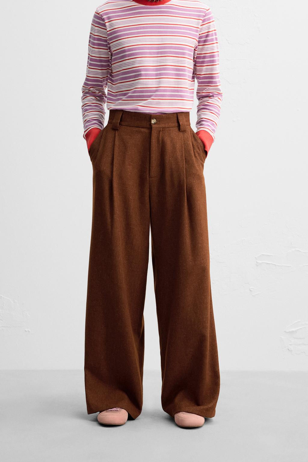 WIDE-LEG TROUSERS X HARRY LAMBERT - Zara фото 2