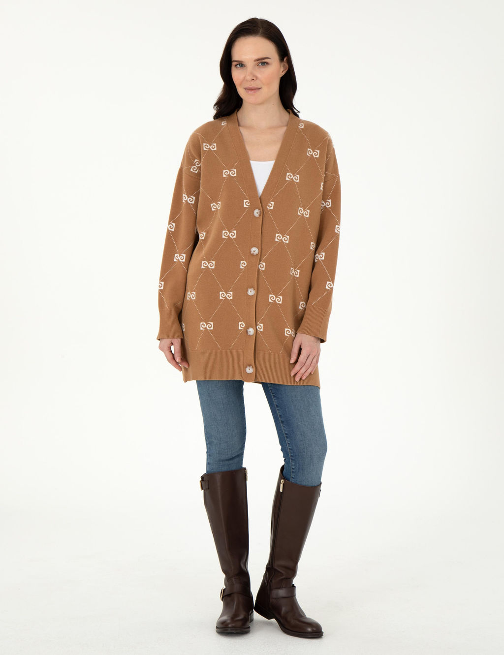 Camel Comfort Fit Triko H_rka - Pierre cardin фото 4