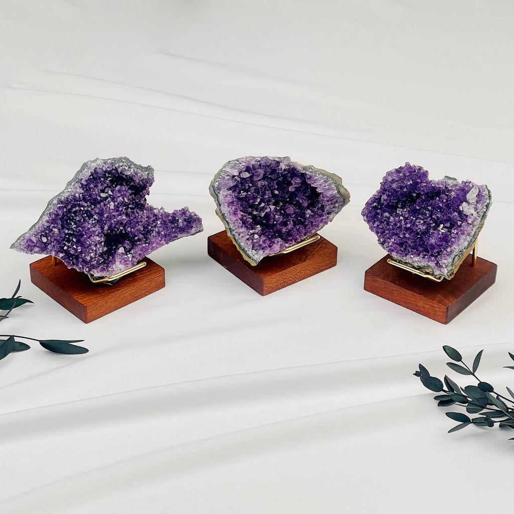 Друза Аметиста на подставке - Радуга самоцветов фото 6