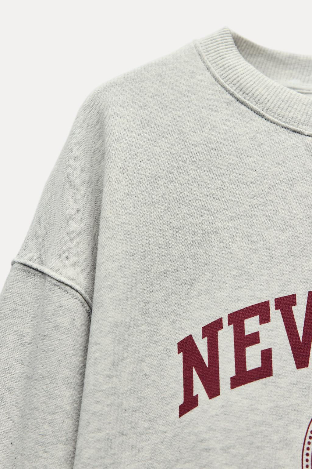 VARSITY NEW YORK SWEATSHIRT - Zara фото 5