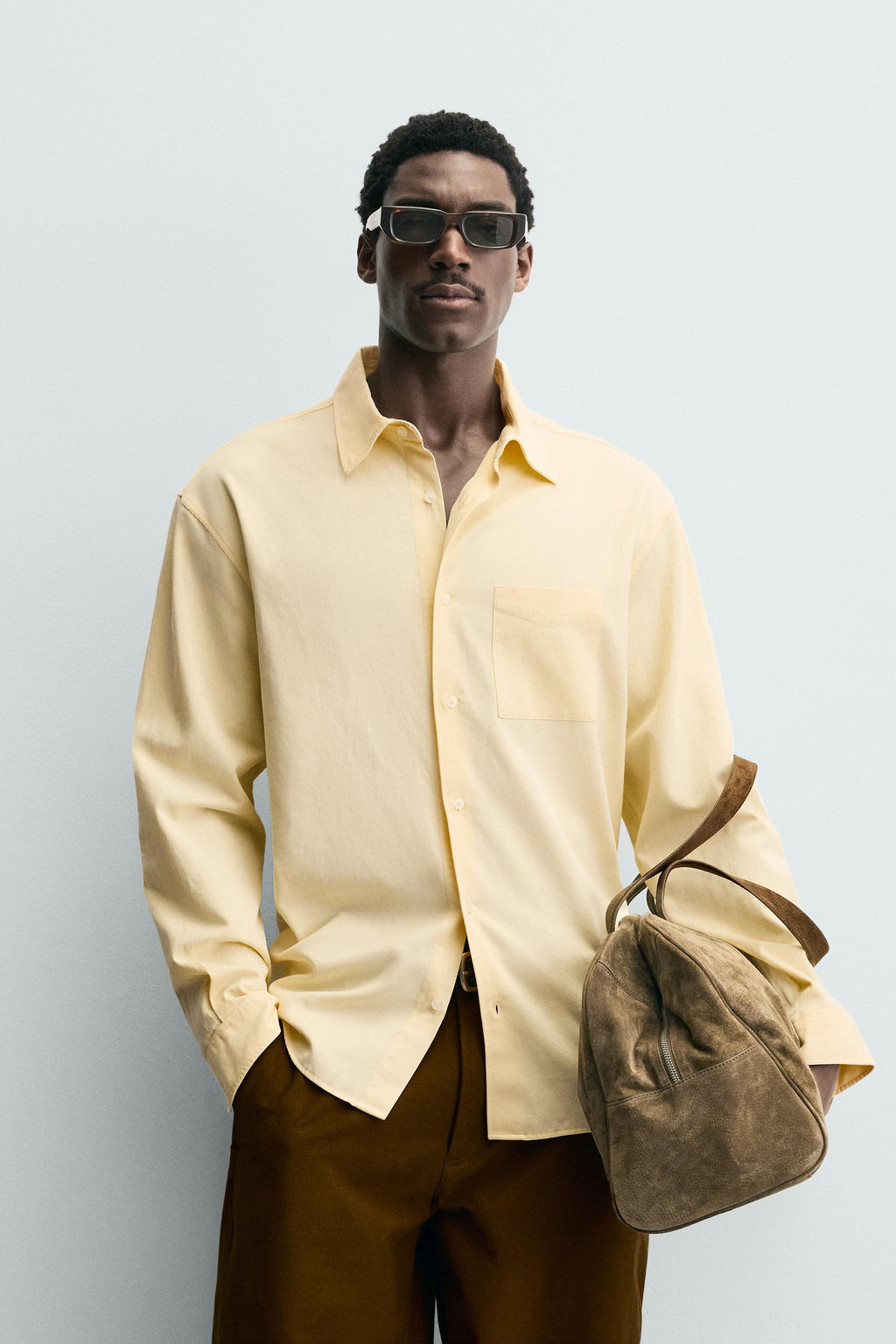 FLOWING SHIRT WITH POCKET - Zara фото 2