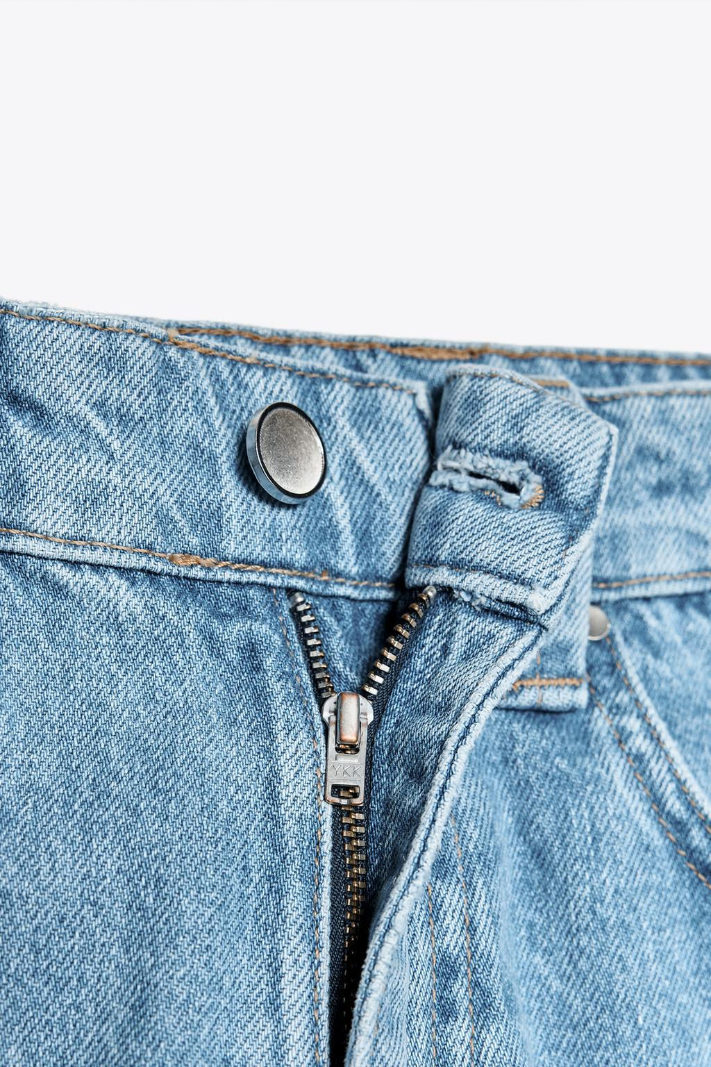 ZW COLLECTION HIGH-WAIST WIDE-LEG JEANS - Zara фото 6