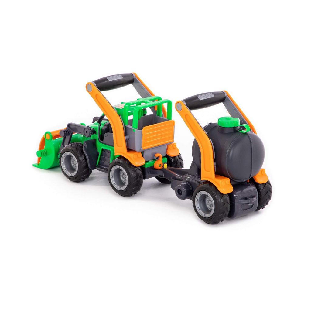 ГрипТрак, трактор-погрузчик с цистерной (в коробке) - Полесье фото 9