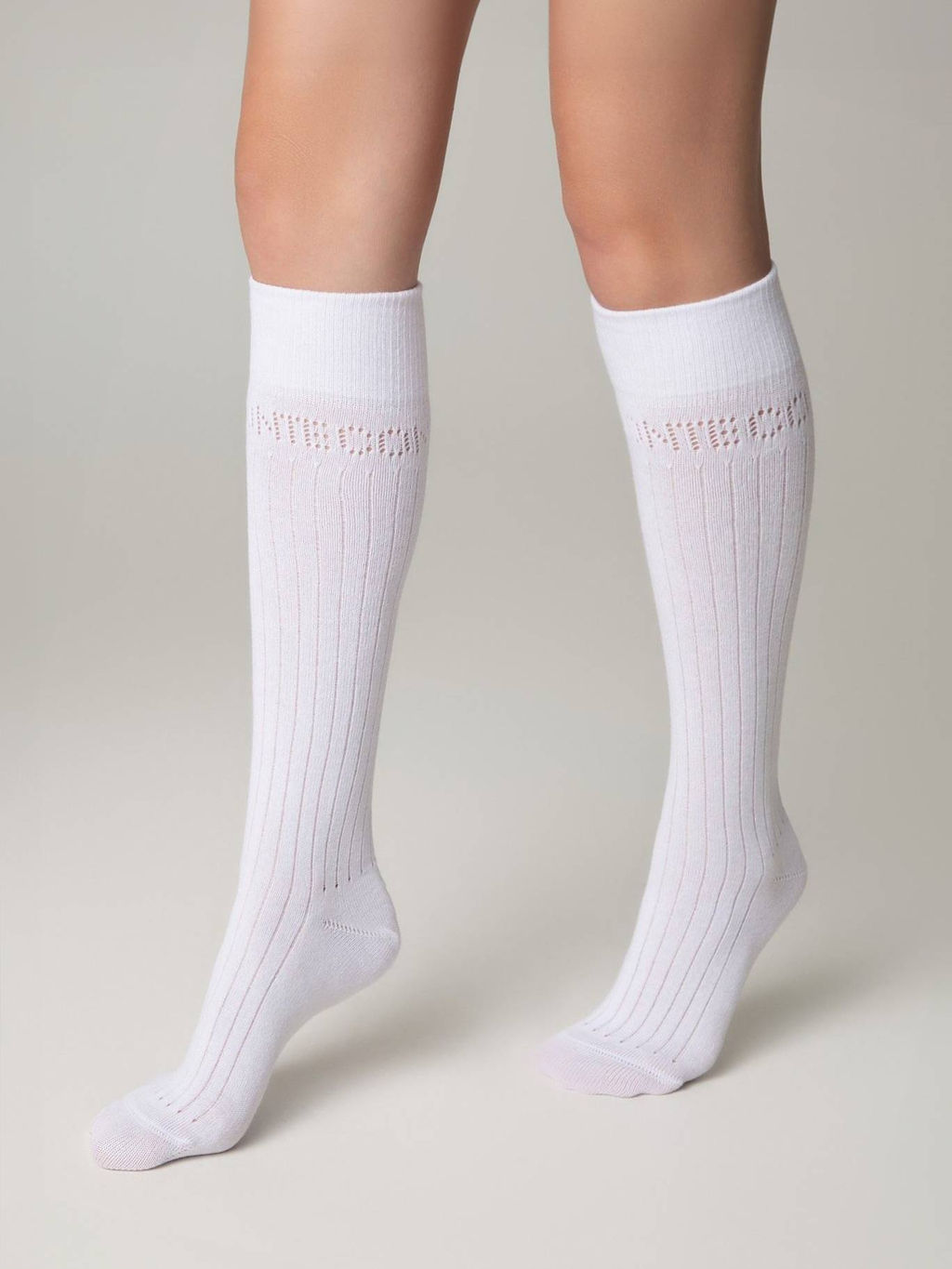 Цена за 2 пары. Носки Удлиненные CONTE CLASSIC Гольфы женские белый - Conte elegant фото 2