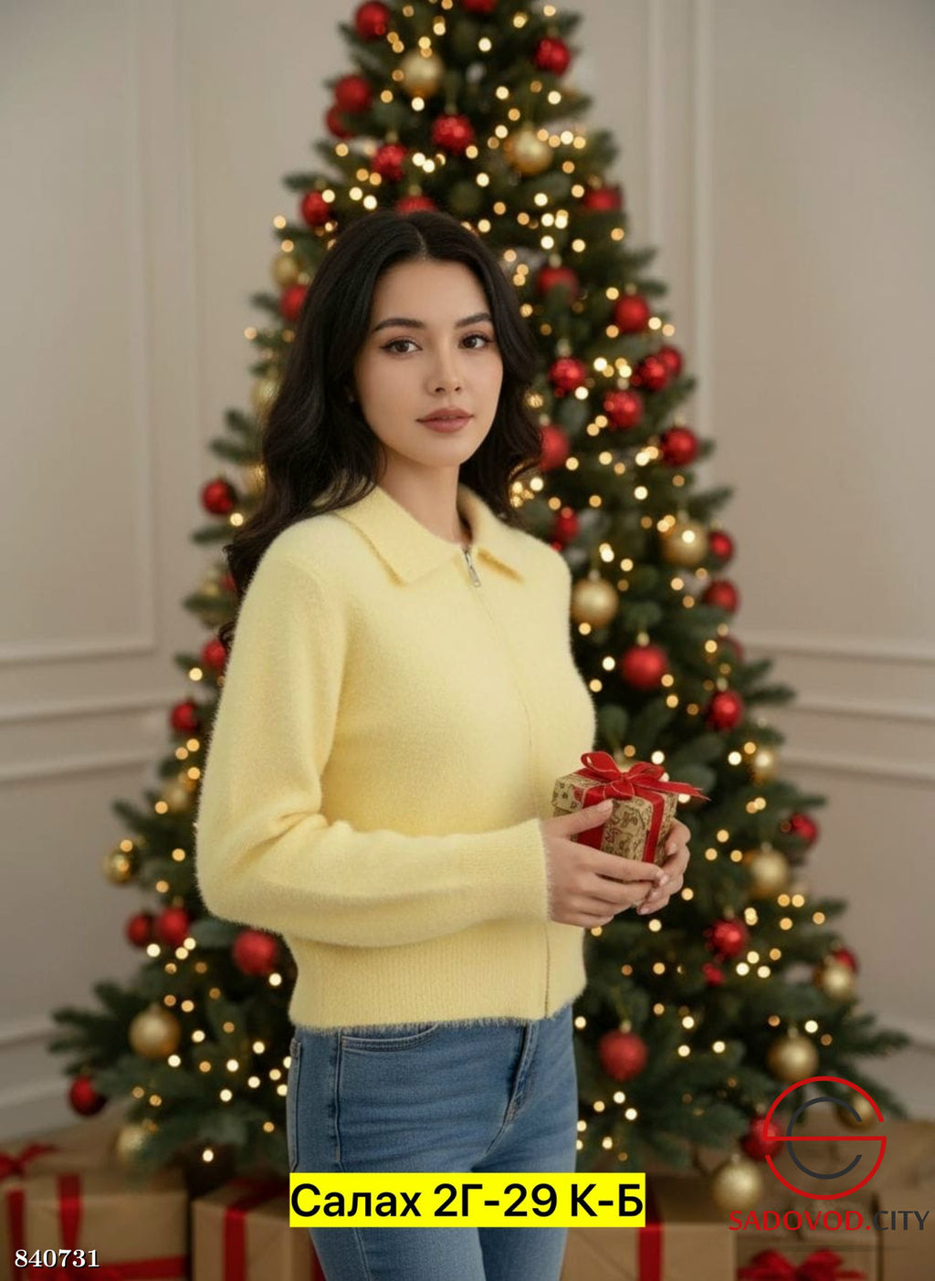 Кофта женская на молнии - Bruno фото 6