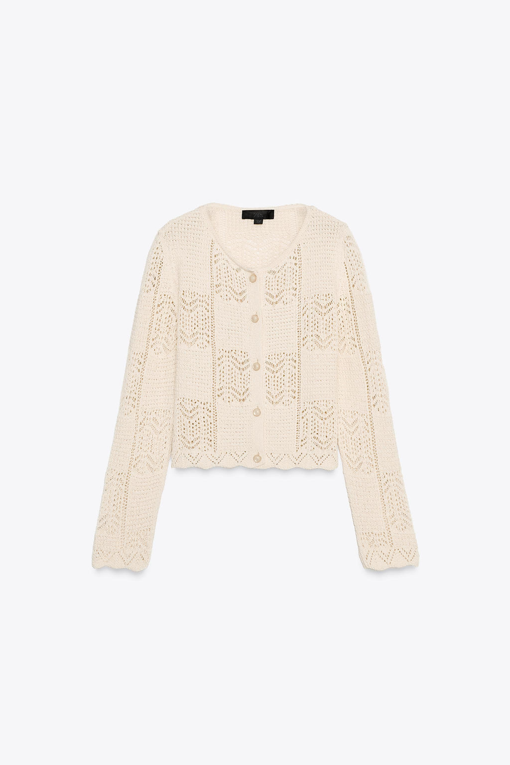 POINTELLE KNIT CARDIGAN - Zara фото 13