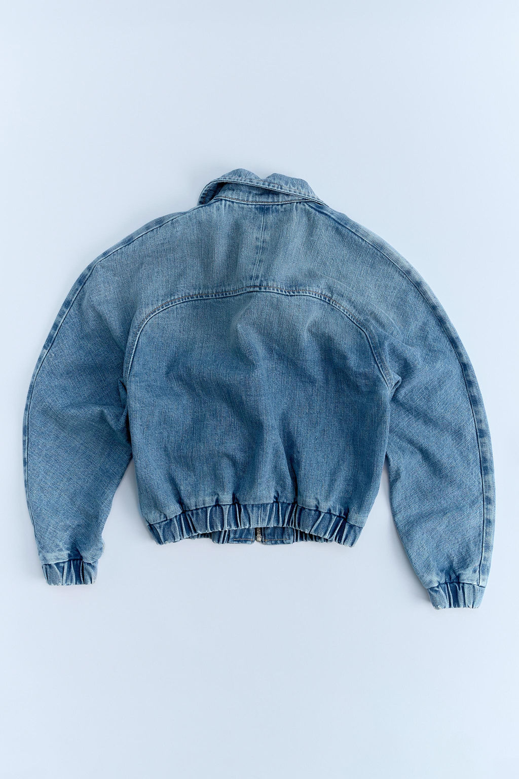 TRF DENIM BOMBER JACKET - Zara фото 5