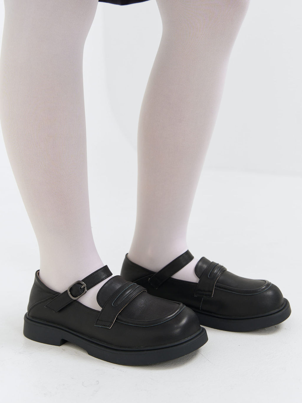 Туфли школьные для девочки Черные 7+ - Bungly фото 2